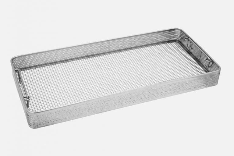 Stainless Steel Metal Mesh Sterilisation Tray Welded Instrument Trays for Sterilization